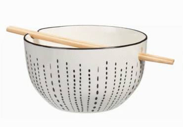 Kauss söögipulkadega Asia 16cm