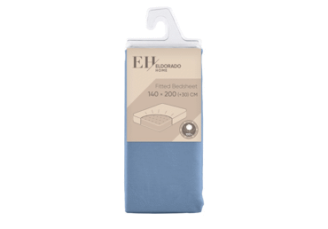 Voodilina kummiga EH 140x200+30cm sinine