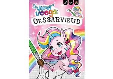 Raamat Värvi veega: ükssarvikud