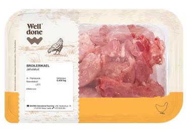 Broilerikael jahutatud A-klass WD,450g - 2