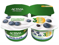 Jogurt ACTIVIA mustikatega, 4x120g