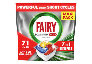 Kapslid FAIRY Platinum+ Lemon 71tk