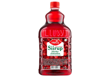 Jõhvikamaitseline siirup HELIIS 1.5L