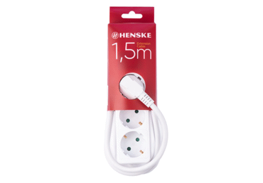 Pikendusjuhe HENSKE maandusega,3P,1.5m