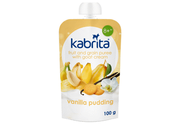 Puding KABRITA puuvilja.vanilli 100g 8k