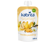 Puding KABRITA puuvilja.vanilli 100g 8k