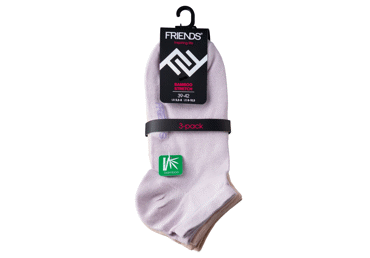 N.sokid FRIENDS 35-38s bambus hele 3p - 1