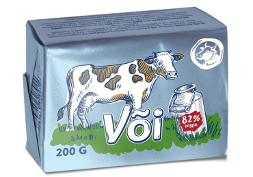 HULGI Või  laktoosivaba 82% 5tk, TERE, 5 x 200g