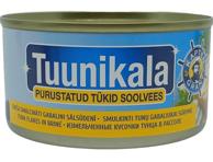 Tuunikala purust.tükid soolvees,EO 185g