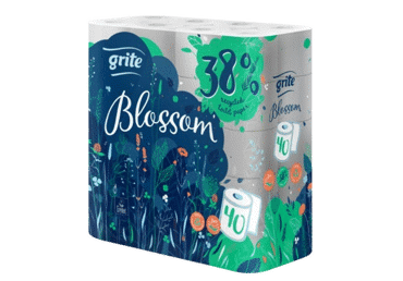 WC paber GRITE Blossom 3kih, 40 rl