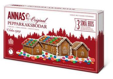 Annas väikesed piparkoogimajad 3tk, detailid 250g