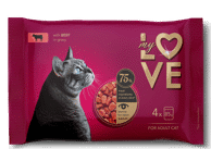 Kassisööt MY LOVE veiseliha 4x85g