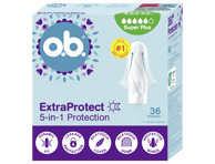 Tampoonid O.B. Extra protect Super+ 36tk