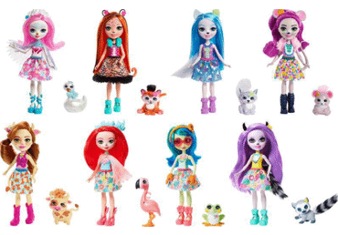 Nukk loomakesega ENCHANTIMALS