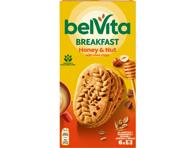 Küpsised pähklite ja meega BELVITA 6x50g