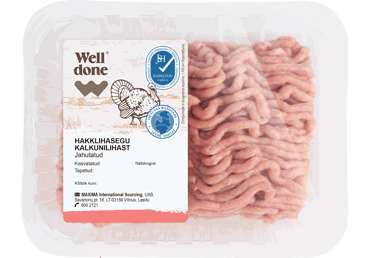 Hakklihasegu kalk.lihast WELL DONE,400g  - 2
