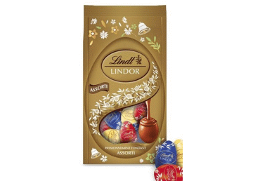 Šok.assortii lihavõttemunad LINDOR 180g