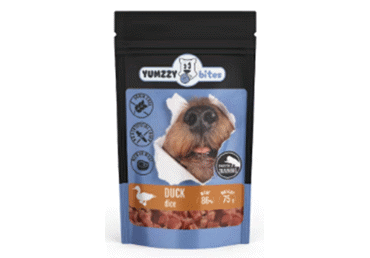 Koera maius pardikuubikud YUMZZYBITES75g