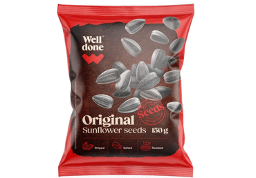 Päevalilleseemned soolasedWELL DONE 150g