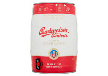 Hele õlu BUDWEISER Lager 5% 5L