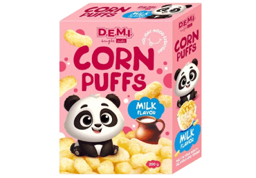 Maisipulgad piimamaits.Corn Puffs 120g