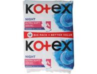 Hüg.sidemed KOTEX UltraSoft Night 12tk