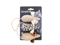 Mänguasi kassimaibaga LOVETT 3tk