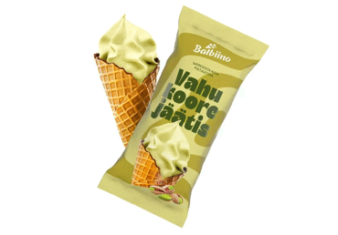 Jäätis pistaatsia meresool.BALBIINO 85g