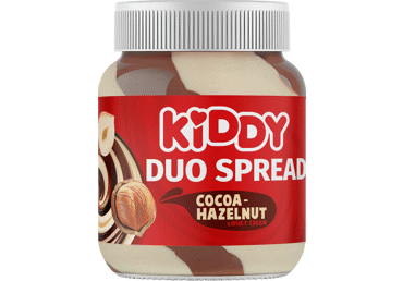 Kakao pähkl.kreem KIDDY Duo 350g