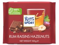 Šok.rummi-rosina-pähk. RITTER SPORT 100g