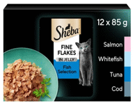 Kiisueine kalalihaga SHEBA 12x85g