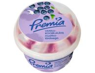 Jäätis vanilje-mustikatäidis PREMIA,250g