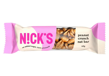 Pähklibatoon krõbe maapähkliga NICK'S40g