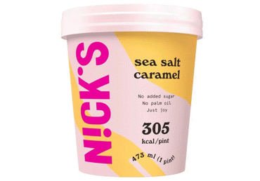 Jäätis soolakaramelliga NICKS 292g
