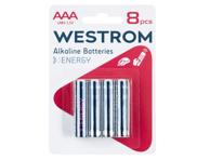 Patareid WESTROM AAA, 8tk, LR03, 1.5V