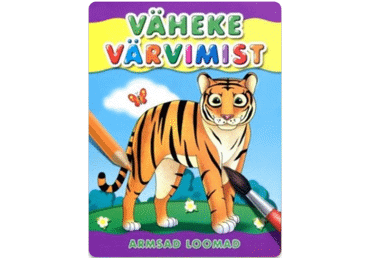 Raamat Armsad loomad. Väheke värvimist