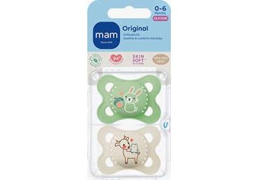 Silikoonlutt MAM Orig.Neutral 0-6k 2tk