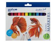 Jumbo markerid GRAFIA PLUS,12tk