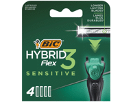 Varuterad BIC Hybrid Flex 3, Sensit. 4tk