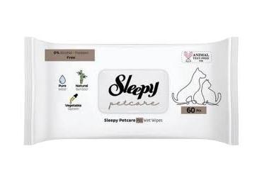 Niisked salvrätikud SLEEPY Petcare 60tk