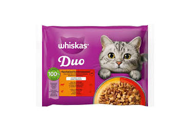 Konserveeritud kassitoit WHISKAS 4x85g