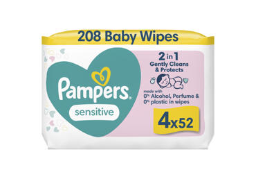 Niisk.salvrätikud PAMPERS Sens.PF 4x52tk