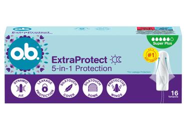 Tampoonid O.B. Extra Protect super+ 16tk