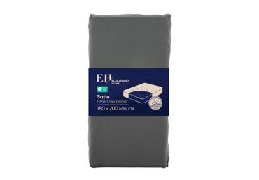 Sat.v.lina kummiga EH 180x200+30cm,hall - 1