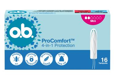 Tampoonid O.B.Pro Comfort Mini 16tk