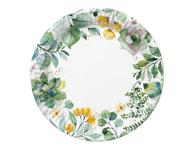 Ühekordne taldrik ILAJA Floral 18cm 8tk