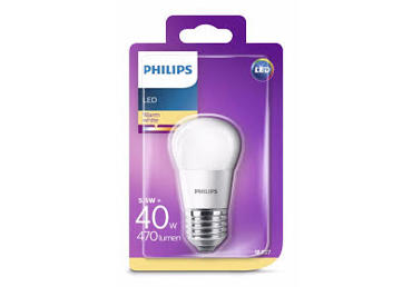 LED pirn PHILIPS P45 40W E27 - 1