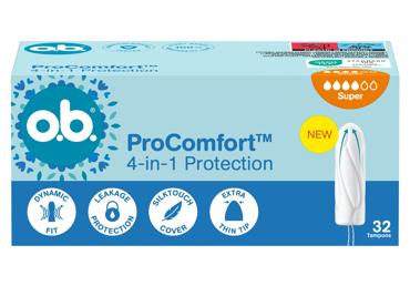 Tampoonid O.B.Pro Comfort Super 32tk