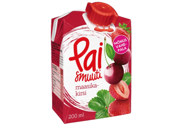Maasika-kirsi smuuti PAI 200ml