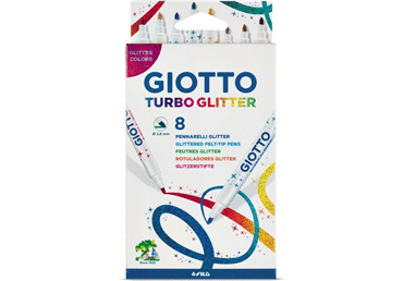Viltpliiatsid GIOTTO säraga, 8 värvi - 1